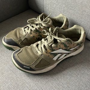 Reebok CrossFit green/camo sneakers